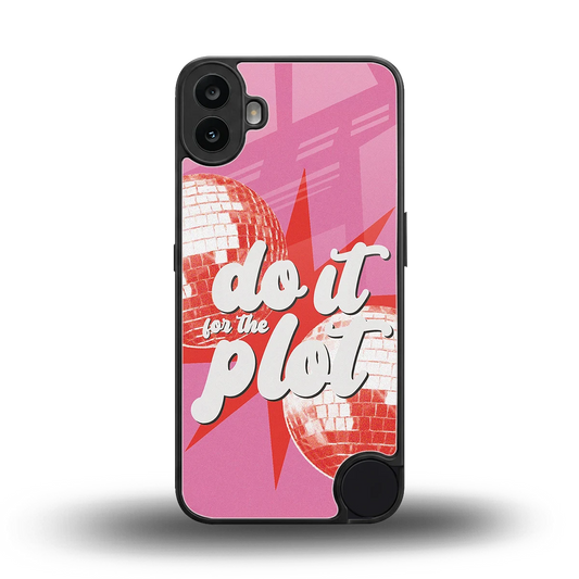 For The Plot back phone cover | glass case for cmf nothing phone 1