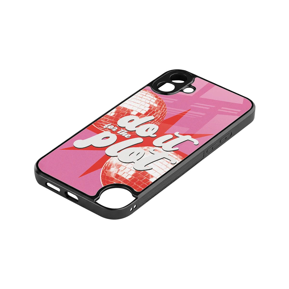 For The Plot stylish phone case for cmf nothing phone 1 | glossy glass and slim fit