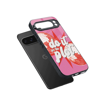 For The Plot sleek google pixel 10 pro xl cover with tempered glass back and TPU edges