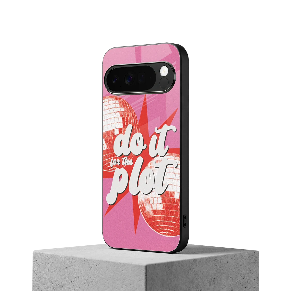 For The Plot google pixel 10 pro xl mobile cover | shockproof glass phone case