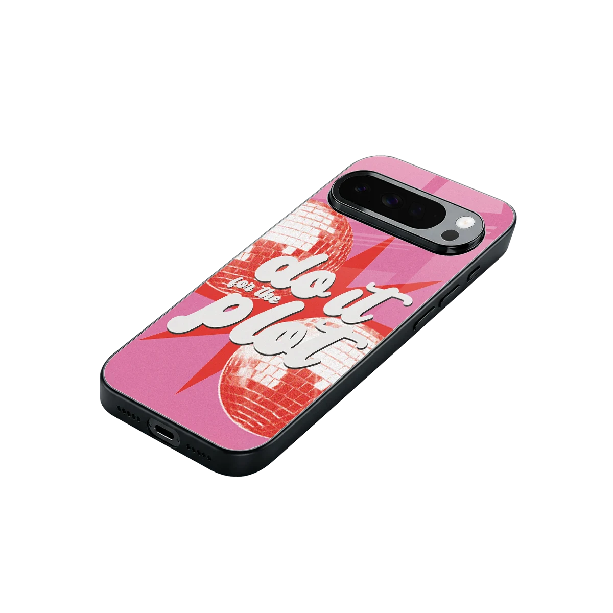 For The Plot stylish phone case for google pixel 10 pro xl | glossy glass and slim fit
