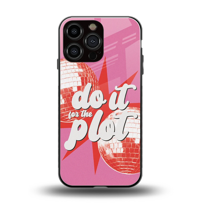 For The Plot back phone cover | glass case for iphone 14 pro max