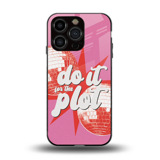 For The Plot back phone cover | glass case for iphone 13 pro