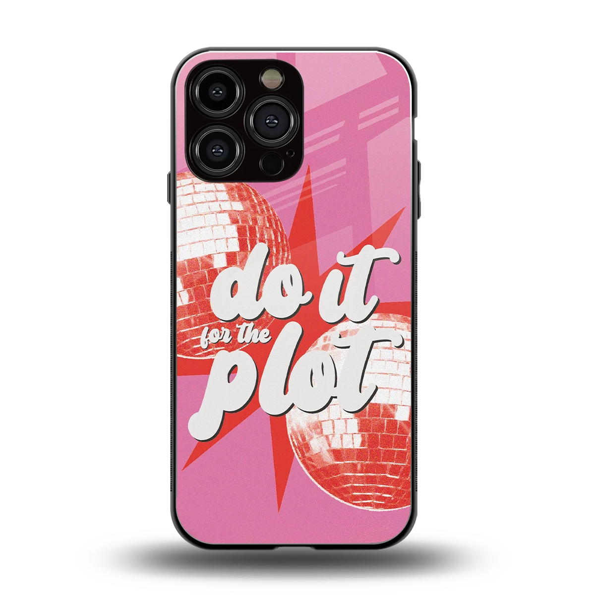 For The Plot back phone cover | glass case for iphone 15 pro max