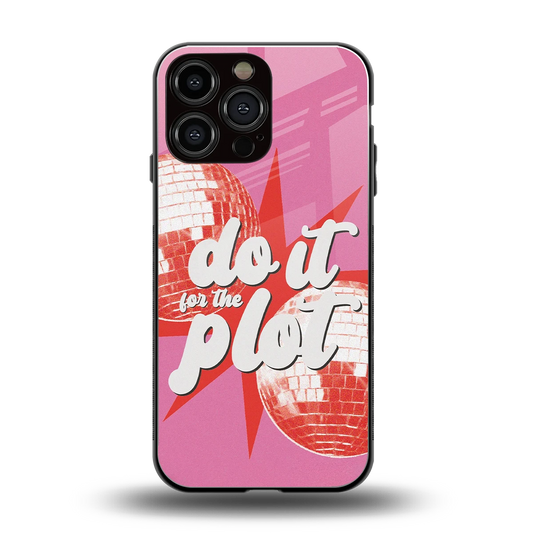 For The Plot back phone cover | glass case for iphone 15 pro max