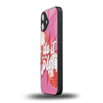 For The Plot iphone 16 plus mobile cover | shockproof glass phone case