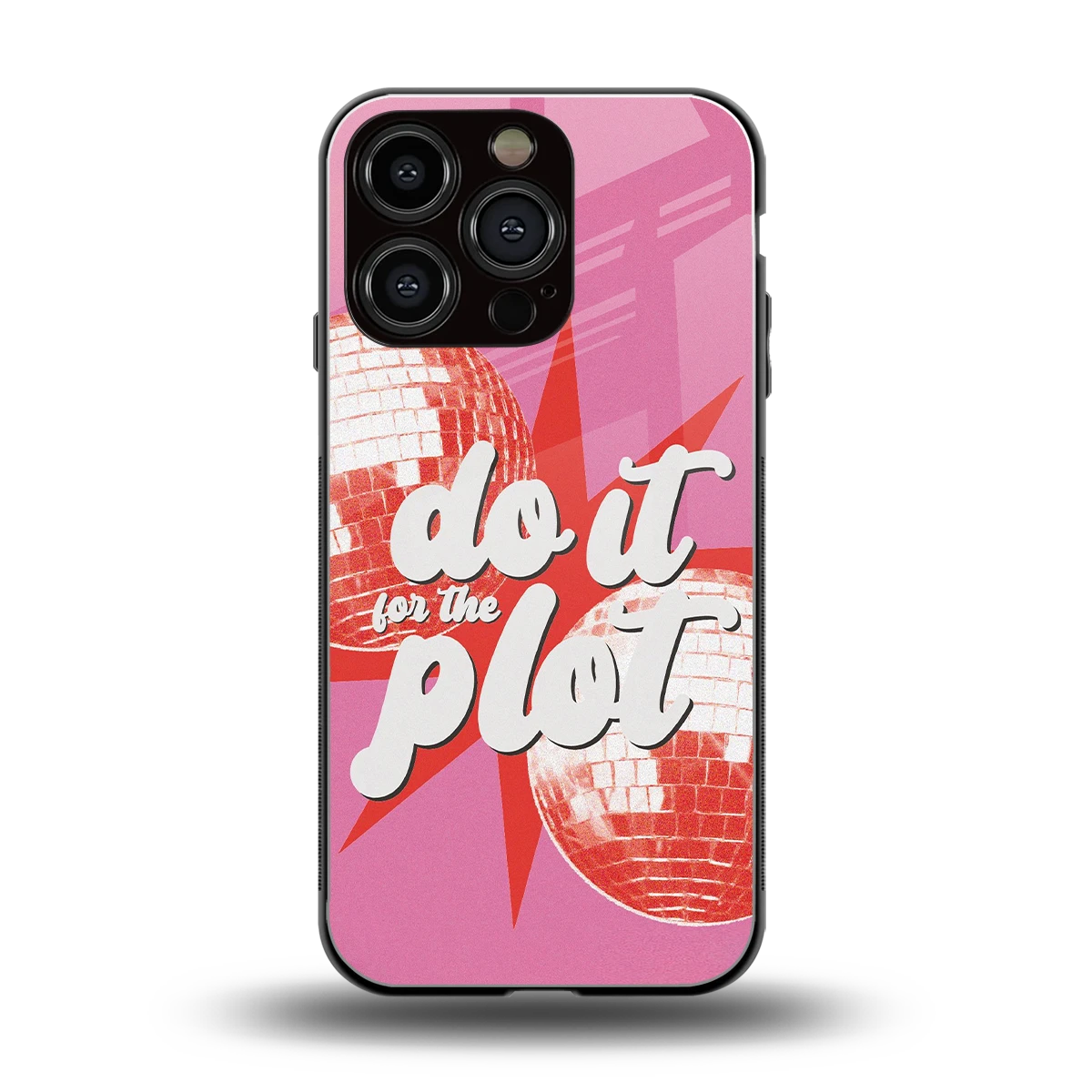 For The Plot back phone cover | glass case for iphone 16 pro