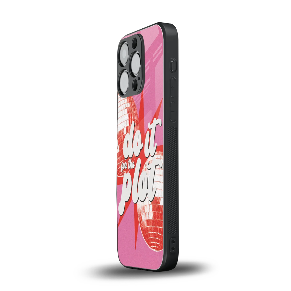 For The Plot iphone 16 pro mobile cover | shockproof glass phone case