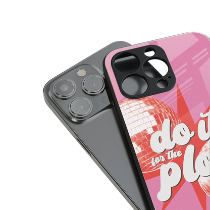 For The Plot stylish phone case for iphone 12 | glossy glass and slim fit