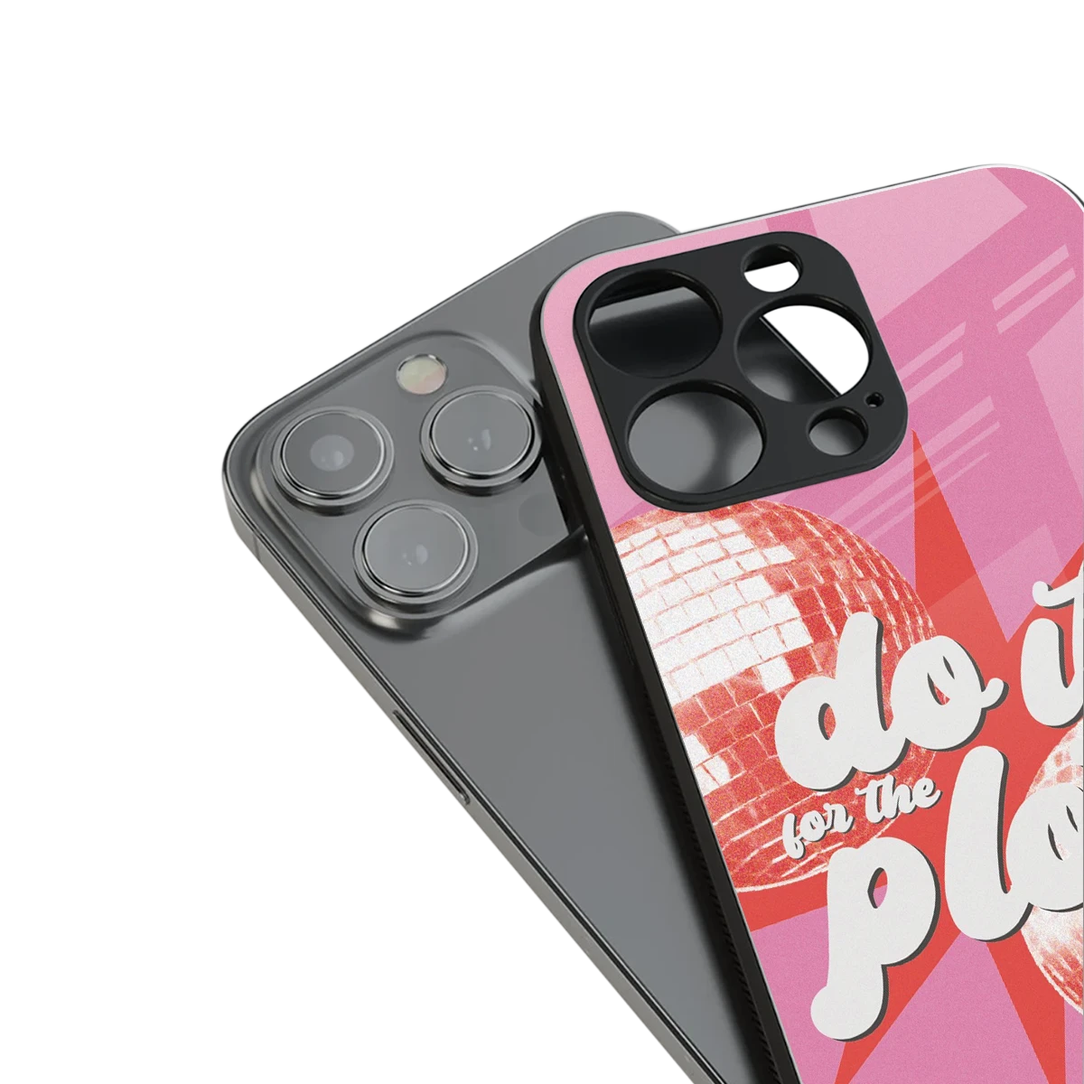 For The Plot stylish phone case for iphone 13 pro | glossy glass and slim fit