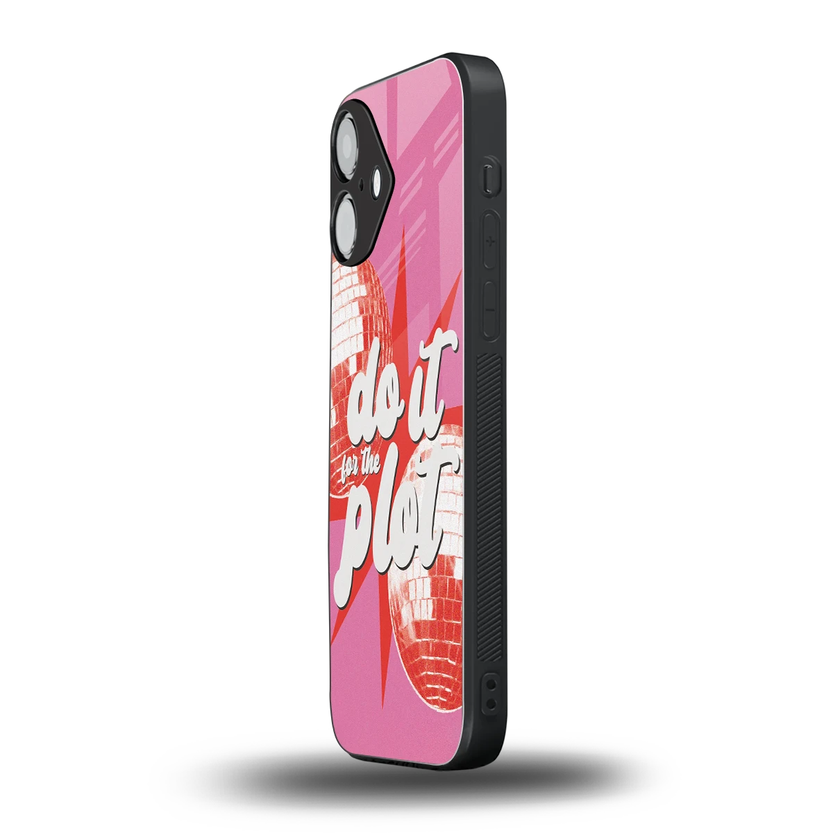 For The Plot iPhone 16 mobile cover | shockproof glass phone case