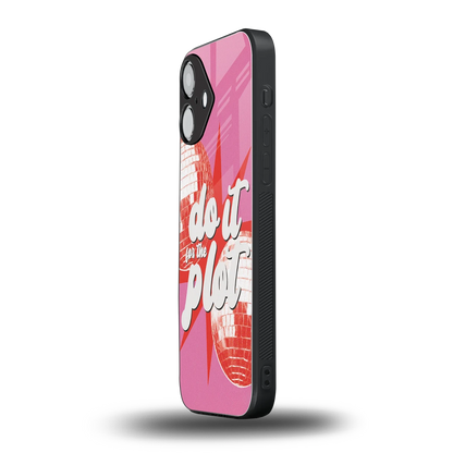 For The Plot iPhone 16 mobile cover | shockproof glass phone case