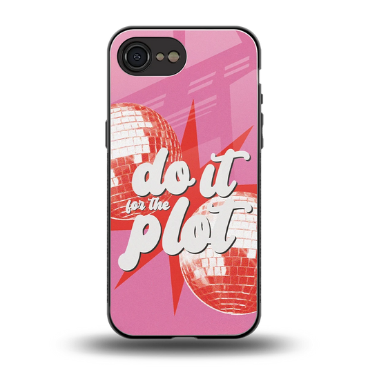 For The Plot back phone cover | glass case for iphone 16e