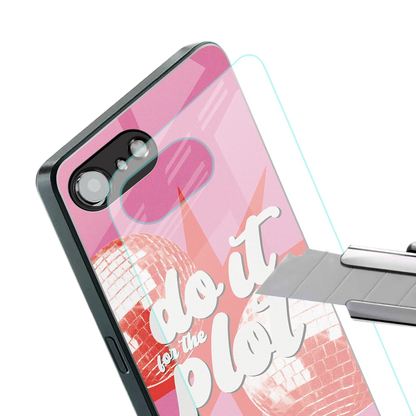 For The Plot stylish phone case for iphone 16e | glossy glass and slim fit