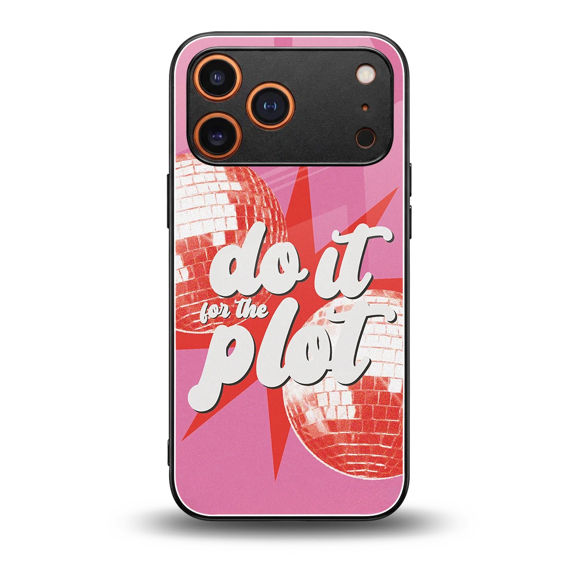 For The Plot back phone cover | glass case for iphone 17 pro