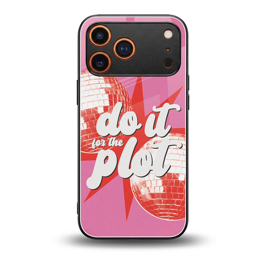 For The Plot back phone cover | glass case for iphone 17 pro max