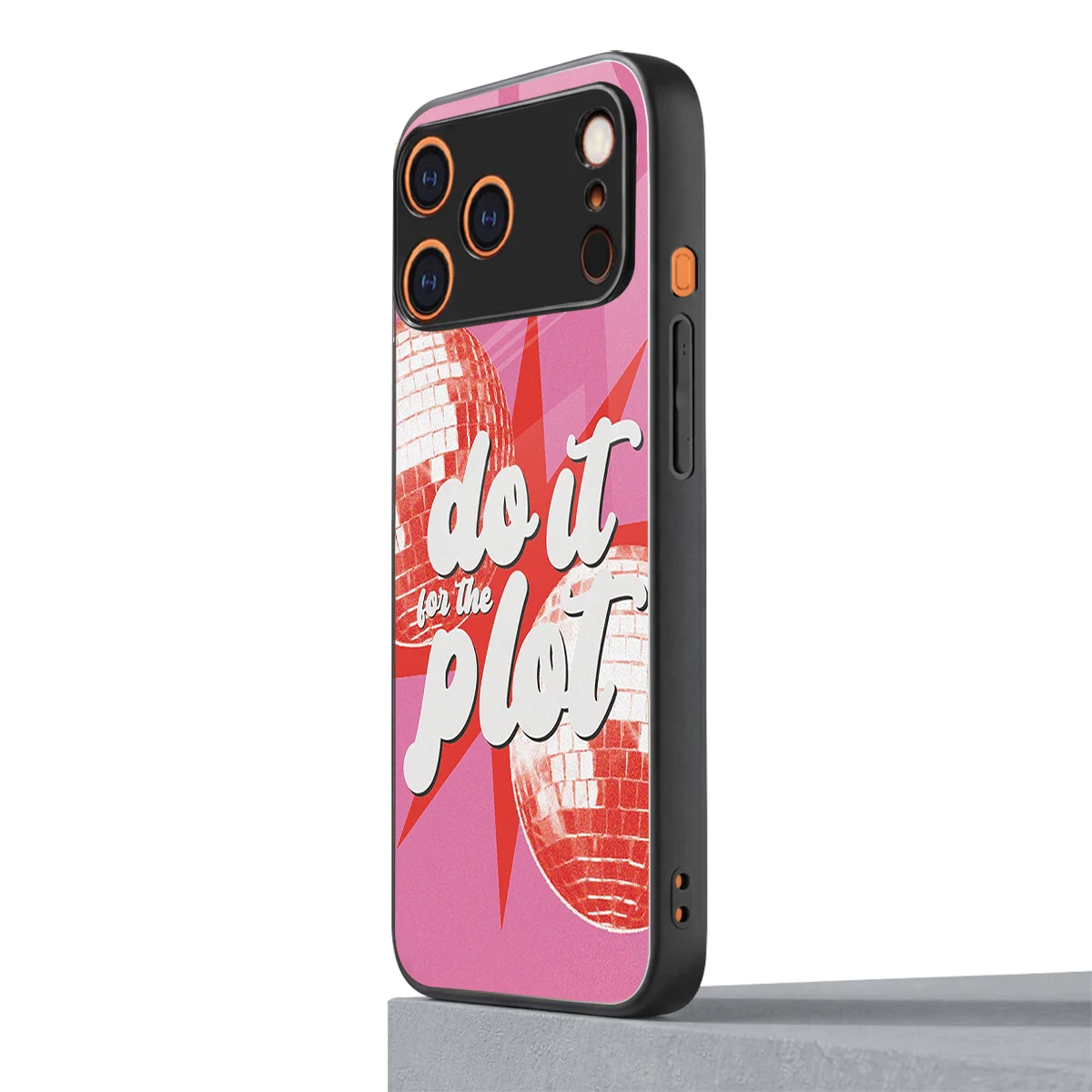 For The Plot iphone 17 pro mobile cover | shockproof glass phone case