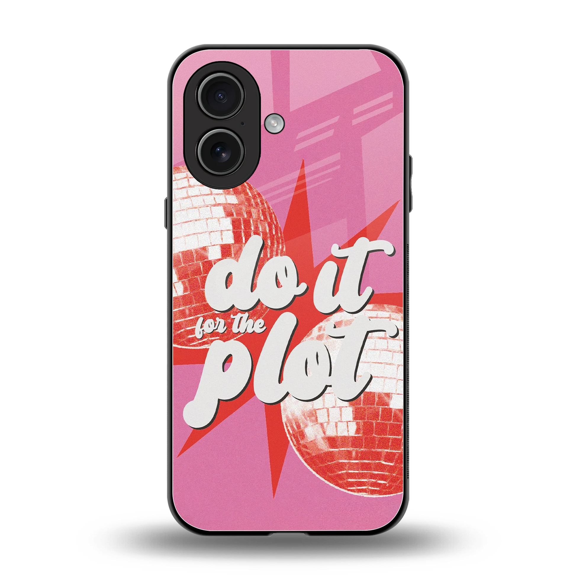 For The Plot back phone cover | glass case for iphone 17
