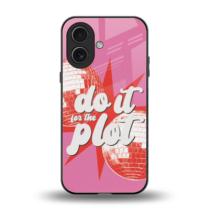 For The Plot back phone cover | glass case for iphone 17