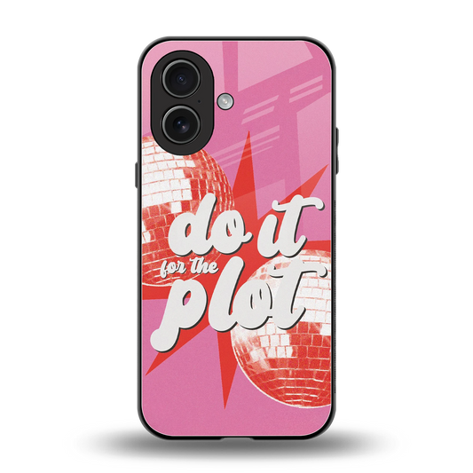 For The Plot back phone cover | glass case for iphone 17