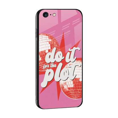 For The Plot sleek iphone 6 cover with tempered glass back and TPU edges