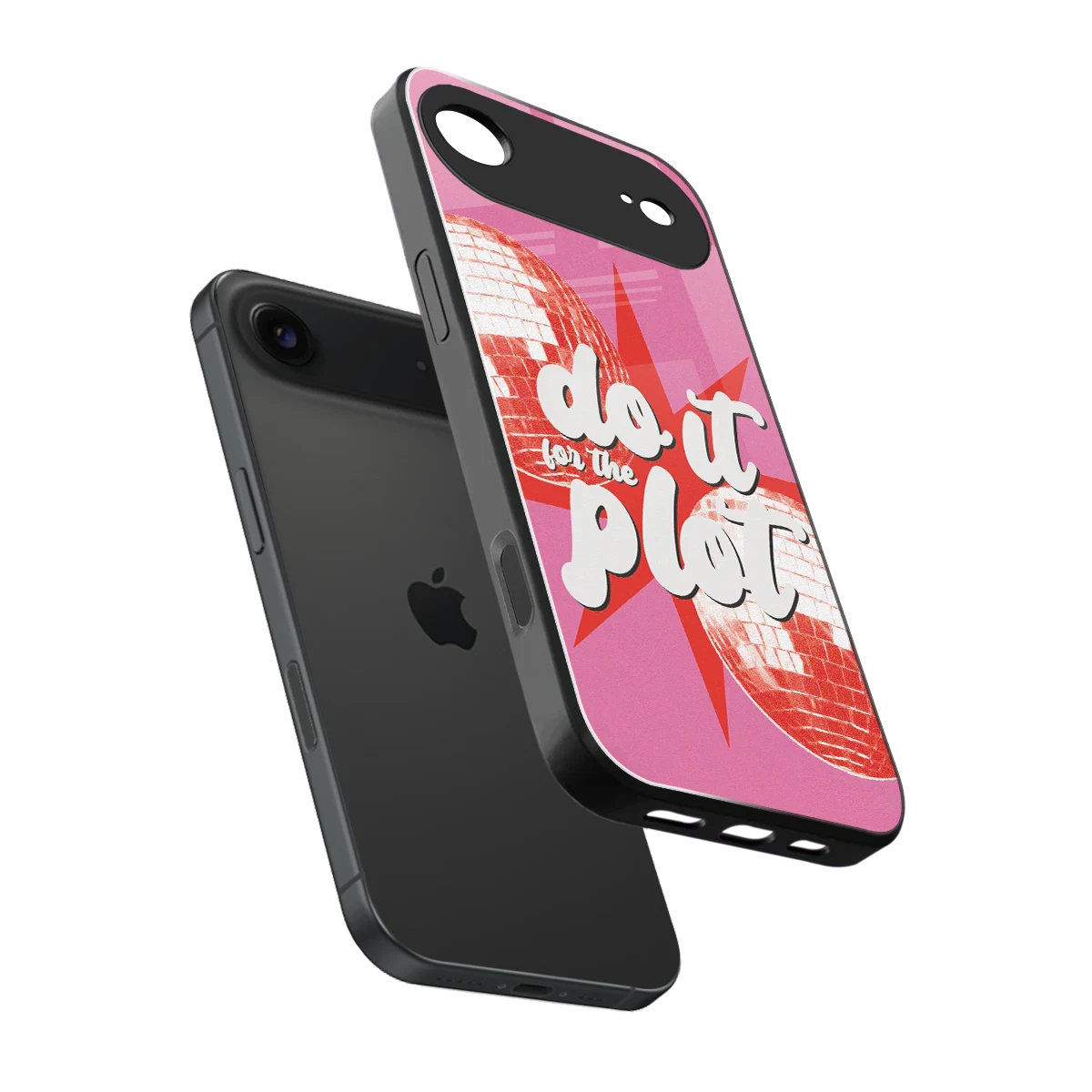 For The Plot sleek iphone air cover with tempered glass back and TPU edges