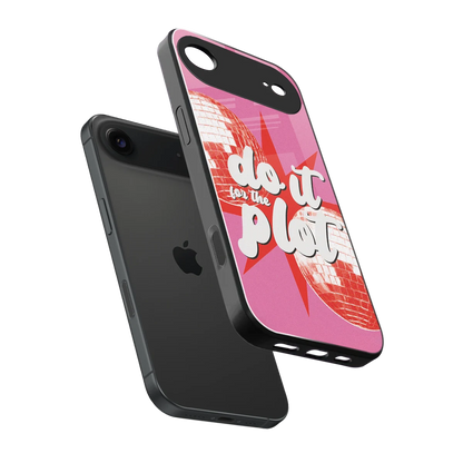 For The Plot sleek iphone air cover with tempered glass back and TPU edges