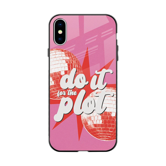 For The Plot back phone cover | glass case for iphone xs