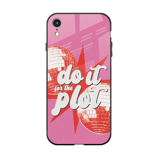 For The Plot back phone cover | glass case for iphone xr