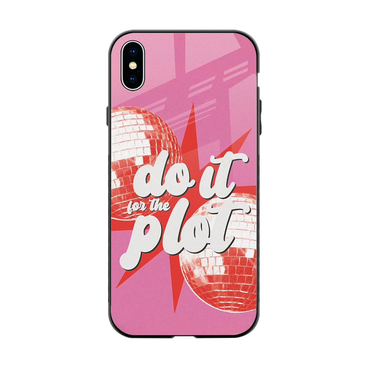 For The Plot back phone cover | glass case for iphone xs max