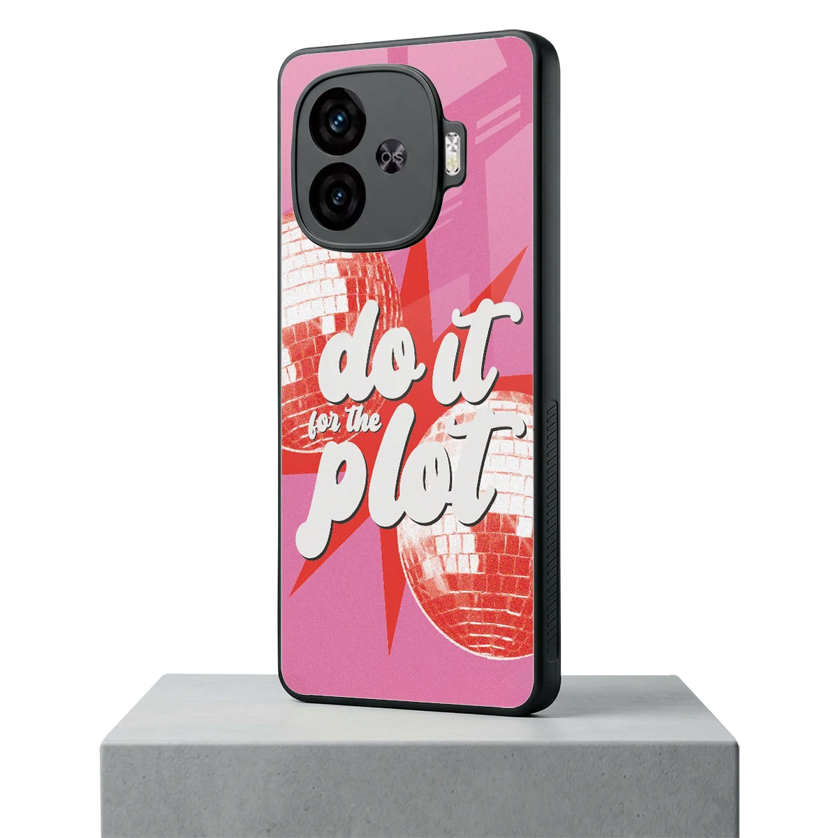 For The Plot iqoo neo 10r 5g mobile cover | shockproof glass phone case