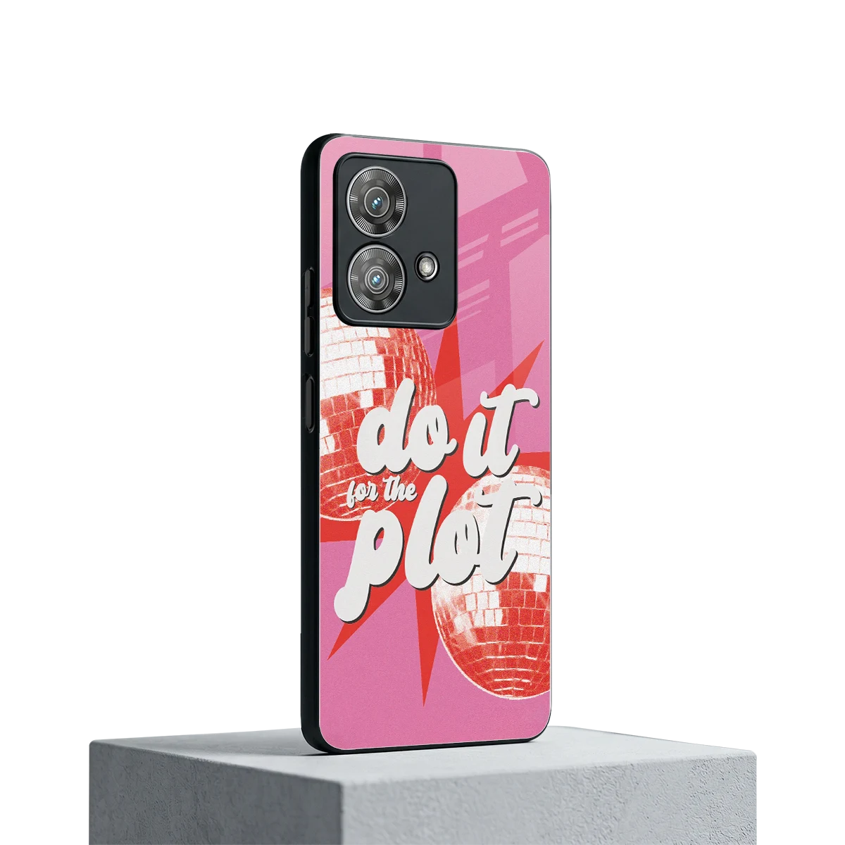 For The Plot motorola edge 40 neo 5g mobile cover | shockproof glass phone case