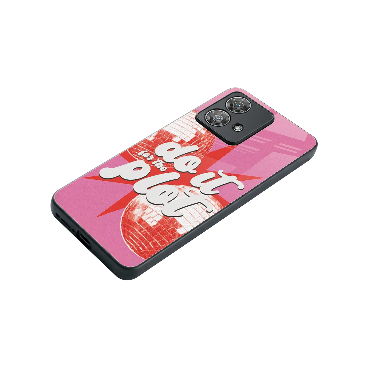 For The Plot stylish phone case for motorola edge 40 neo 5g | glossy glass and slim fit