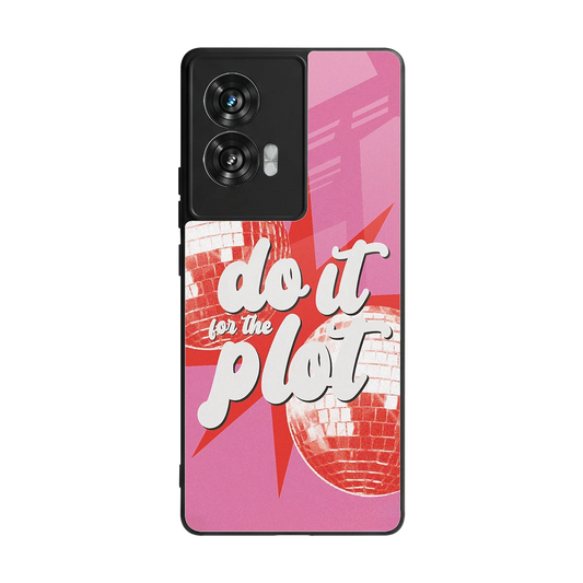 For The Plot back phone cover | glass case for motorola edge 50 fusion