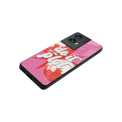 For The Plot stylish phone case for motorola edge 50 fusion | glossy glass and slim fit