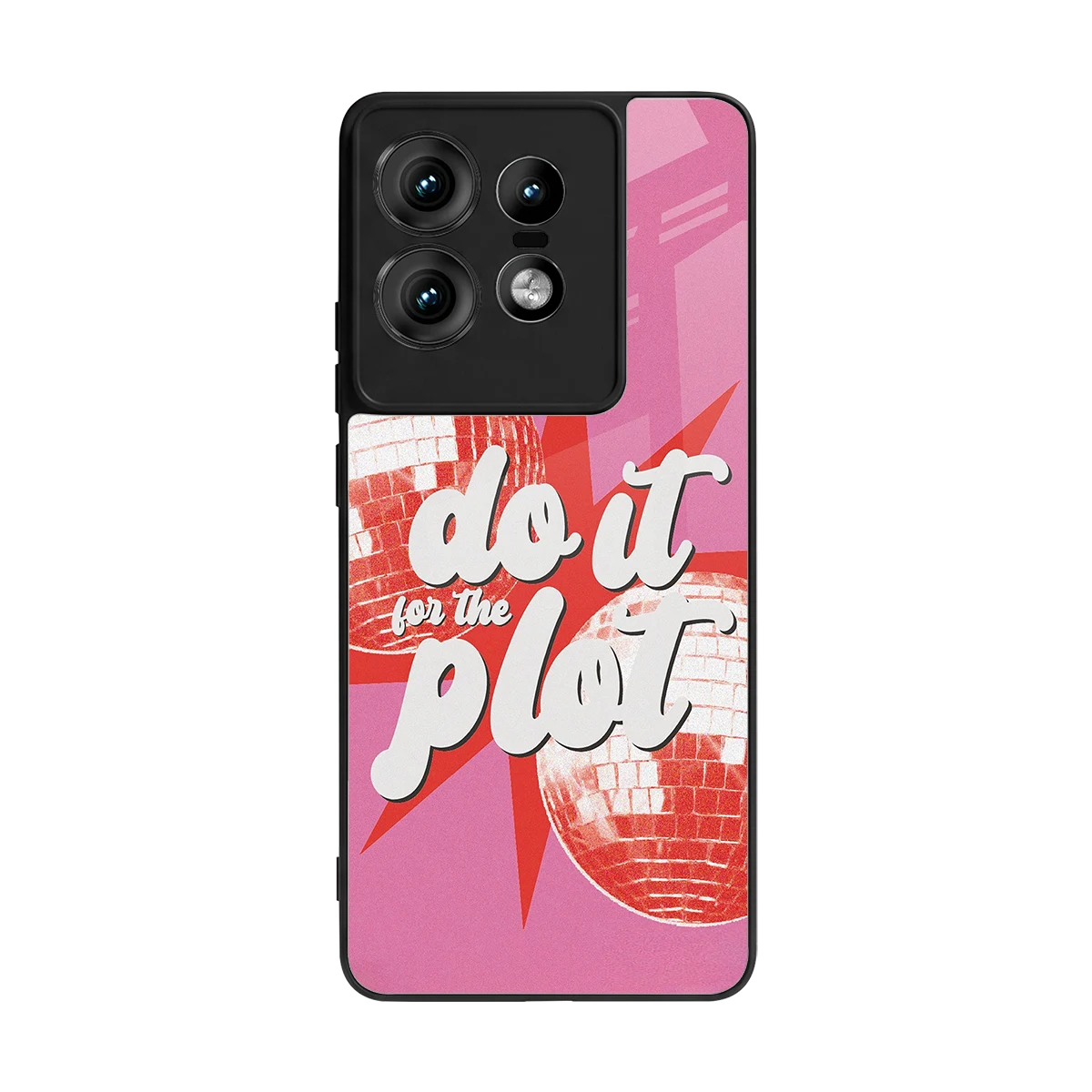 For The Plot back phone cover | glass case for motorola edge 50 pro