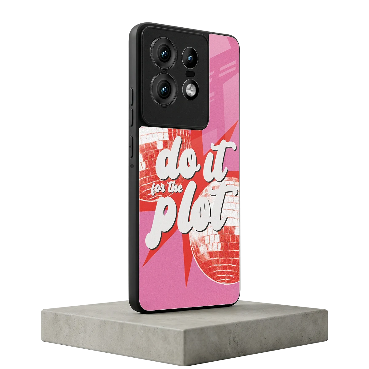 For The Plot motorola edge 50 pro mobile cover | shockproof glass phone case