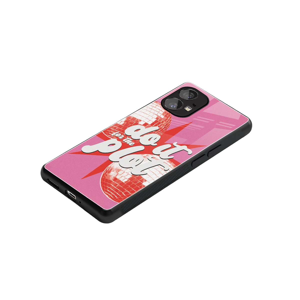 For The Plot stylish phone case for nothing phone 1 | glossy glass and slim fit