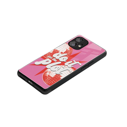For The Plot stylish phone case for nothing phone 1 | glossy glass and slim fit