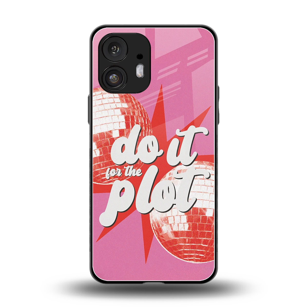 For The Plot back phone cover | glass case for nothing phone 2