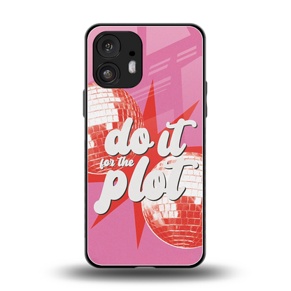 For The Plot back phone cover | glass case for nothing phone 2