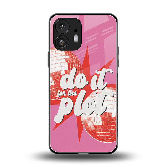 For The Plot back phone cover | glass case for nothing phone 2