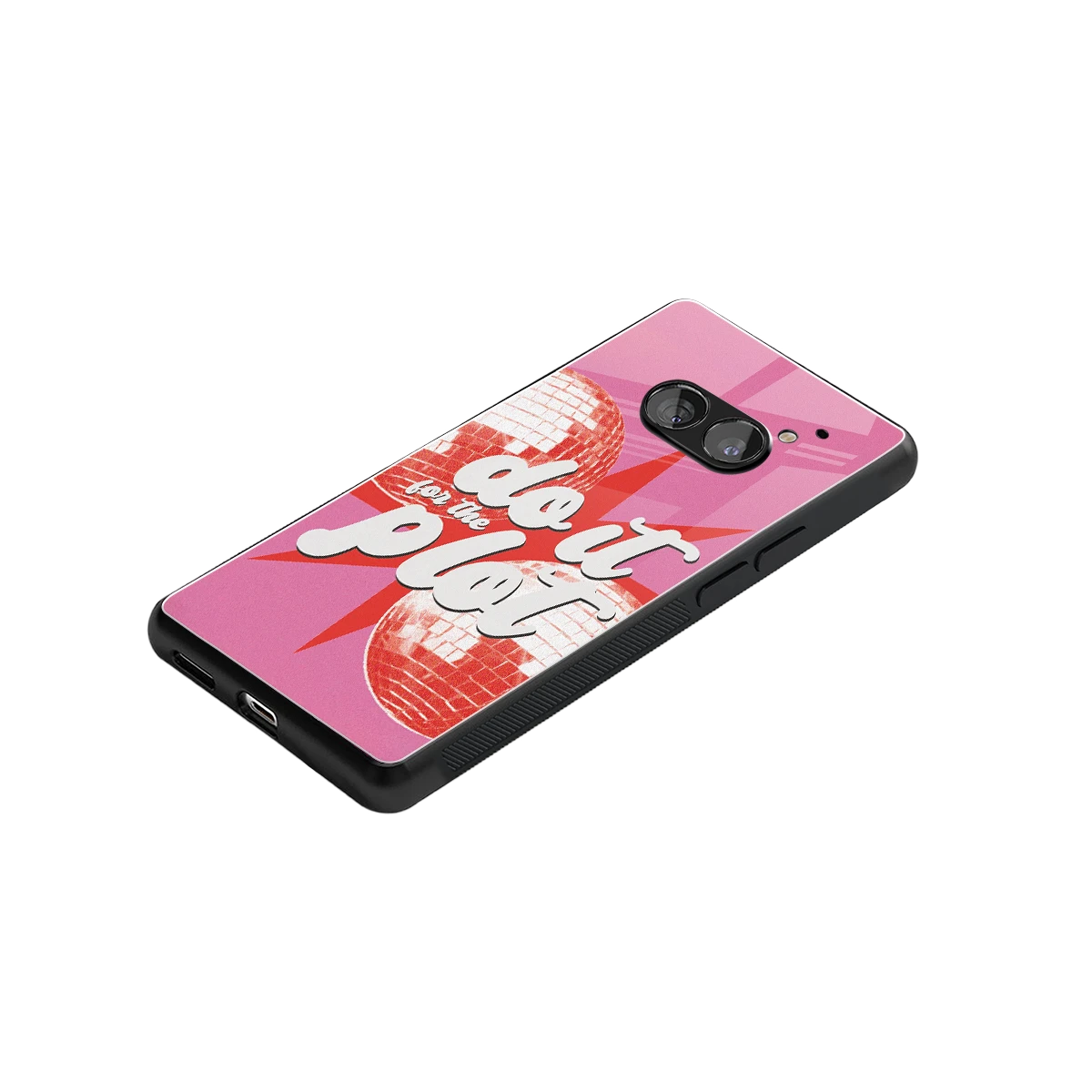 For The Plot stylish phone case for nothing phone 2a plus | glossy glass and slim fit