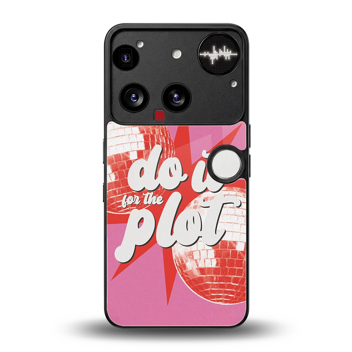 For The Plot back phone cover | glass case for nothing phone 3