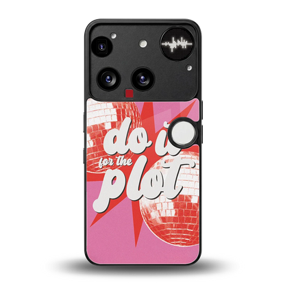 For The Plot back phone cover | glass case for nothing phone 3