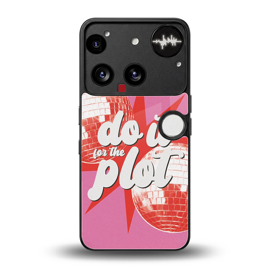 For The Plot back phone cover | glass case for nothing phone 3