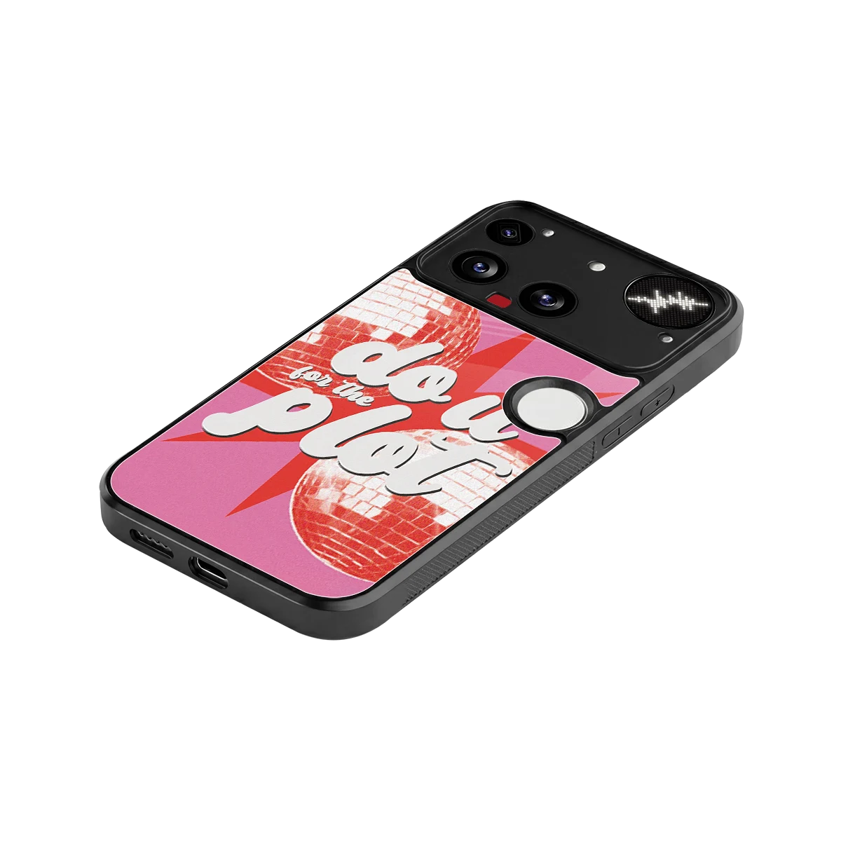 For The Plot stylish phone case for nothing phone 3 | glossy glass and slim fit