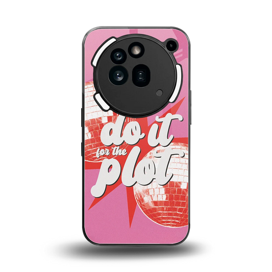 For The Plot back phone cover | glass case for nothing phone 3a pro