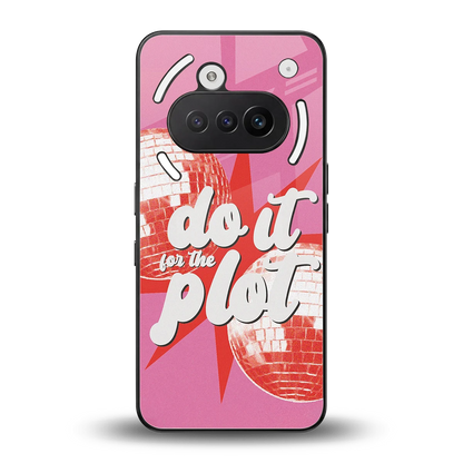 For The Plot back phone cover | glass case for nothing phone 3a