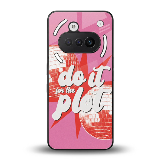 For The Plot back phone cover | glass case for nothing phone 3a